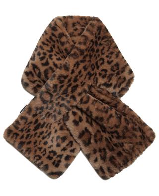 Bambi children's leopard printed plush scarf APPARIS