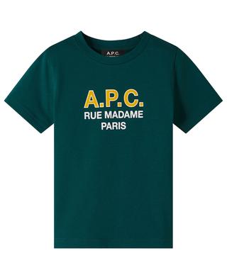 Garden short-sleeved children's T-shirt A.P.C.