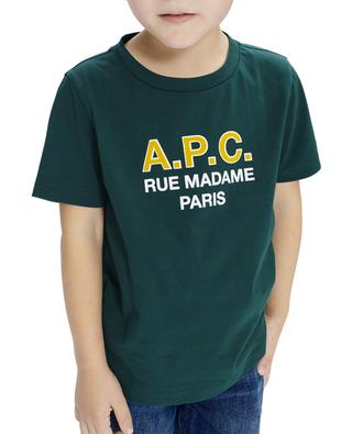 Garden short-sleeved children's T-shirt A.P.C.