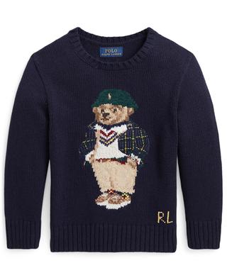 Polo Bear jacquard cotton boy's jumper POLO RALPH LAUREN