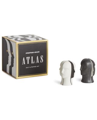 Atlas salt and pepper set in porcelain JONATHAN ADLER