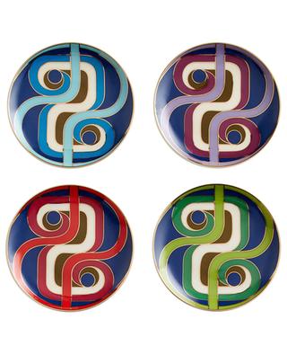 Madrid set of four porcelain coasters JONATHAN ADLER