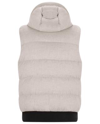 Atan-Fur wool and cashmere sleeveless down jacket MOORER