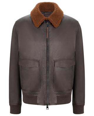 Gregory short leather jacket RUFFO