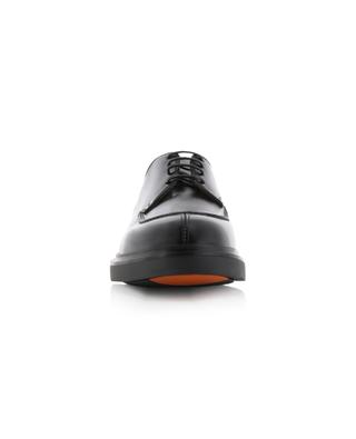 Glossy smooth leather derby shoes SANTONI