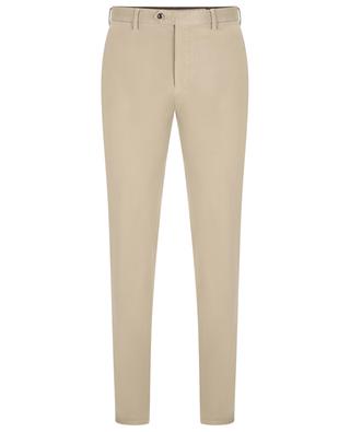 City velvet touch slim fit chino trousers GERMANO