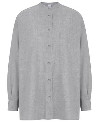Loose wool and cashmere flannel shirt ASPESI