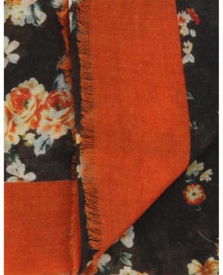 Écharpe tissée en cachemire motif floral KITON