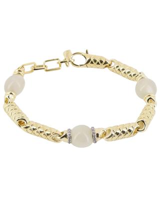 Oro chunky stone adorned bracelet BE MAAD