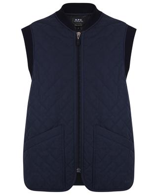 Silas full-zip quilted vest A.P.C.