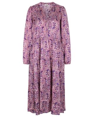 Elinor Paisley printed silk midi dress CHARLOTTE SPARRE