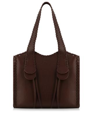 Mony large grained leather tote bag CHLOE