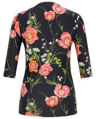 Fitted Poppy floral lycra top BALENCIAGA