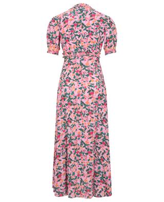 Lea Smock long floral crepe dress SALONI