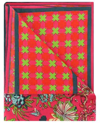 Oiseau Rose rectangular tablecloth CAROLINE DE BENOIST