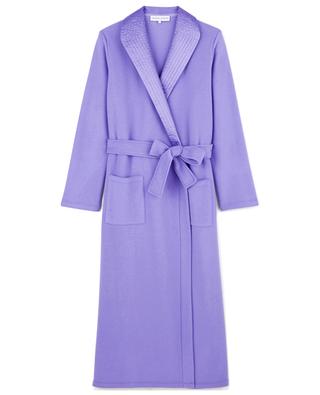 Prose long fleece and satin bathrobe LAURENCE TAVERNIER