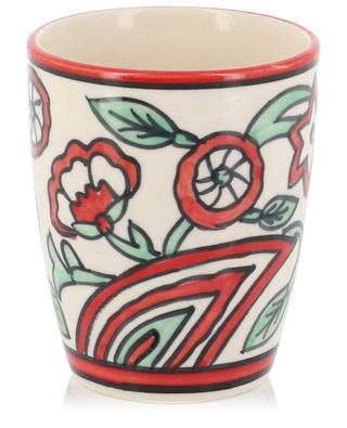 Blockprint Vert ceramic mug CAROLINE DE BENOIST