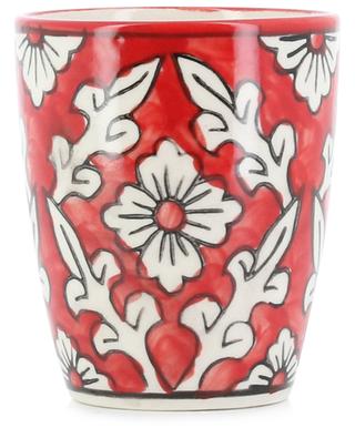 Fleur Blanc ceramic mug CAROLINE DE BENOIST