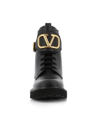 VLogo Signature Combat 35 lace-up ankle boots VALENTINO GARAVANI