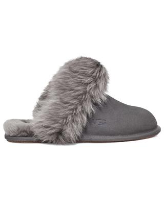 W Scuff Sis suede and shearling slippers UGG