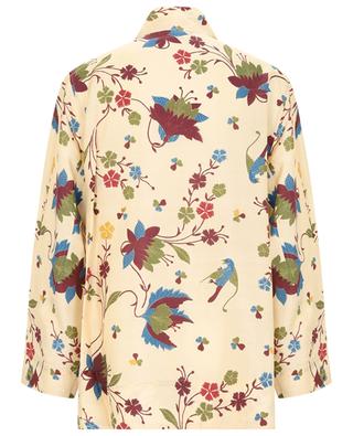 Verveine loose floral silk blouse SOEUR