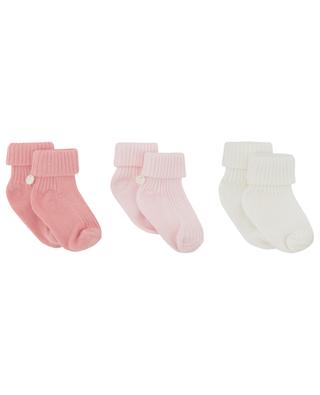 Pack of 3 cotton baby socks TARTINE ET CHOCOLAT