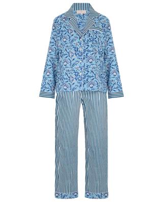 Pyjama-Set aus Baumwolle Fleuri CAROLINE DE BENOIST
