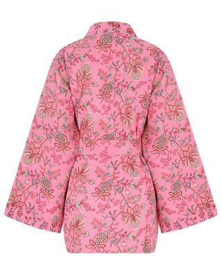 Kurzer Kimono aus Baumwolle Fleuri CAROLINE DE BENOIST