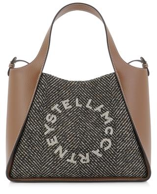 Stella Logo glittering tweed tote bag STELLA MCCARTNEY