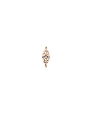 Ailes single pink gold and diamond stud earring GBYG