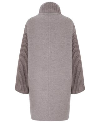 Virgin wool and cashmere three-quarter-length coat MANZONI 24