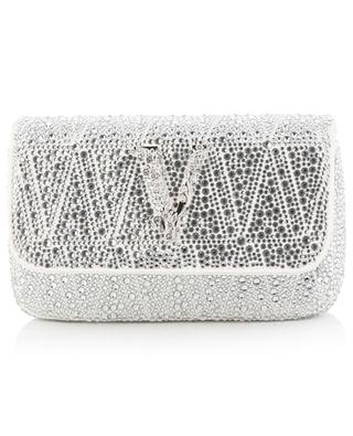 Virtus Mini crystal embellished shoulder bag VERSACE