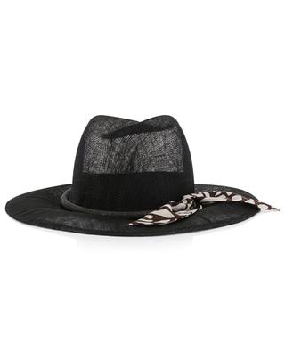 Abaca hat embellished with Monile BRUNELLO CUCINELLI