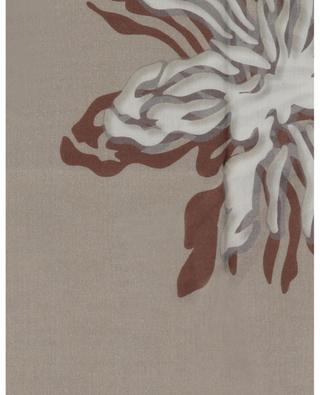 Petit foulard carré en voile imprimé Marine Flower BRUNELLO CUCINELLI