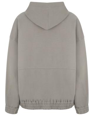 Shiny Exelets hooded full-zip sweatshirt BRUNELLO CUCINELLI