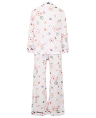 Blütenbestickter Pyjama aus Baumwollvoile Tokyo KARMA ON THE ROCKS