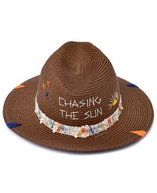 Chasing The Sun embroidered paper hat THE HAT GANG