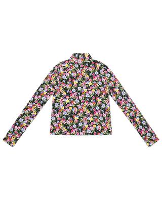 Prateria long-sleeved girl's T-shirt with stand-up collar DOLCE & GABBANA