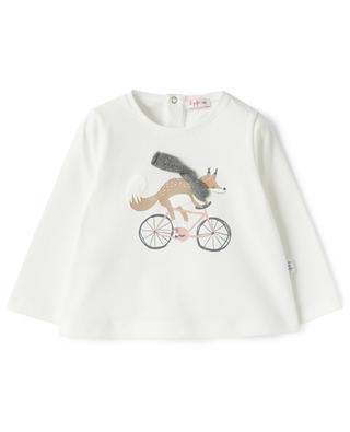 Cycling Fox baby T-shirt IL GUFO