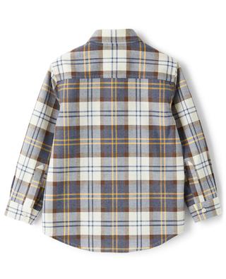 Checked boy's flannel shirt IL GUFO