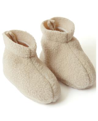 Fleece baby set beanie mittens and slippers TEDDY & MINOU