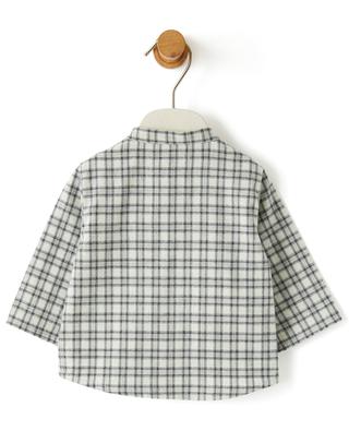 Checked cotton baby shirt TEDDY & MINOU