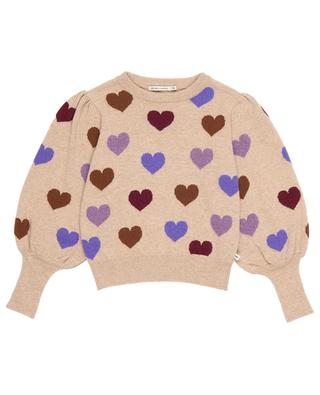 Mädchen-Pullover aus Wolle und Kaschmir Hearts THE NEW SOCIETY
