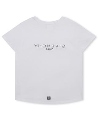 T-shirt fille à manches courtes imprimé Logo GIVENCHY