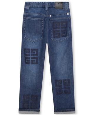 4G patterned boy's straight-leg jeans GIVENCHY