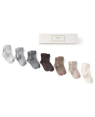 Weekly set of baby socks BONPOINT