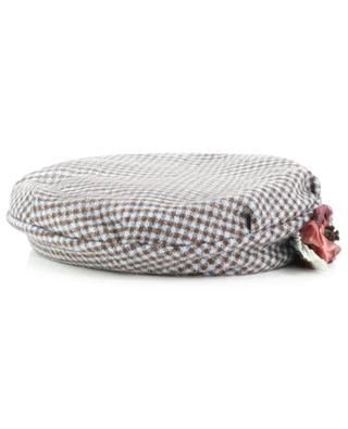 Basque beret with checks and florals GREVI