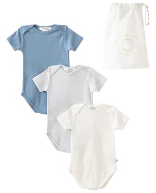 Pack of 3 baby jersey bodysuits BONPOINT