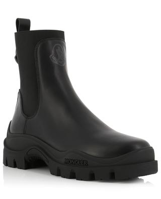 Larue water resistant leather chelsea ankle boots MONCLER