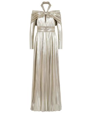Langes drapiertes Kleid aus Metallic-Jersey GIAMBATTISTA VALLI